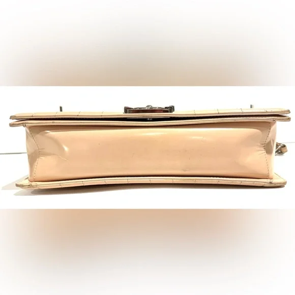 CHANEL GLAZED CALFSKIN JUMBO BOY BAG - VINTAGE - Picture 7 of 15